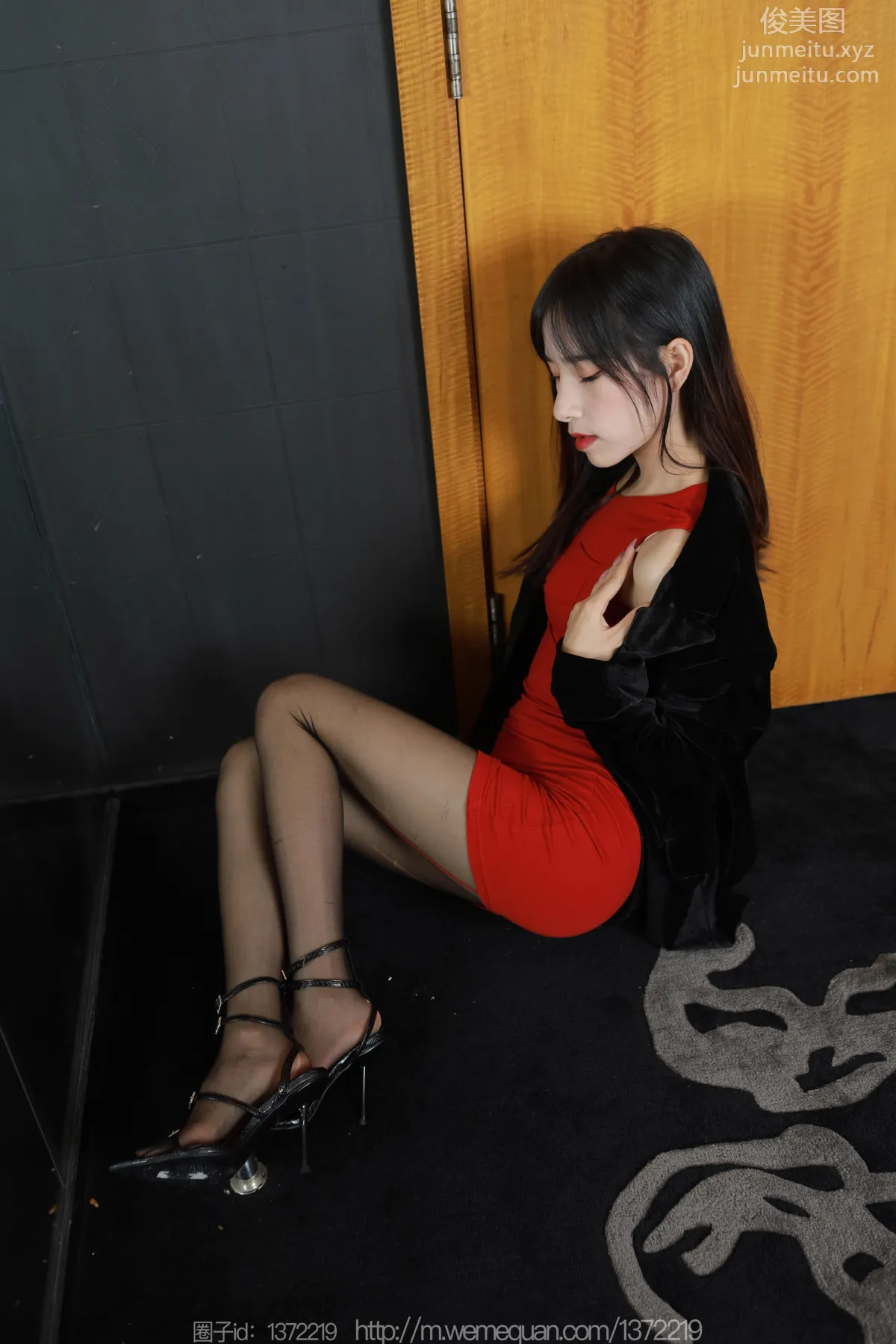 [IESS] 2023.03.04 Silk Enjoyer 1380 Mei Zi, Red Vertical Line [80P] photo 9