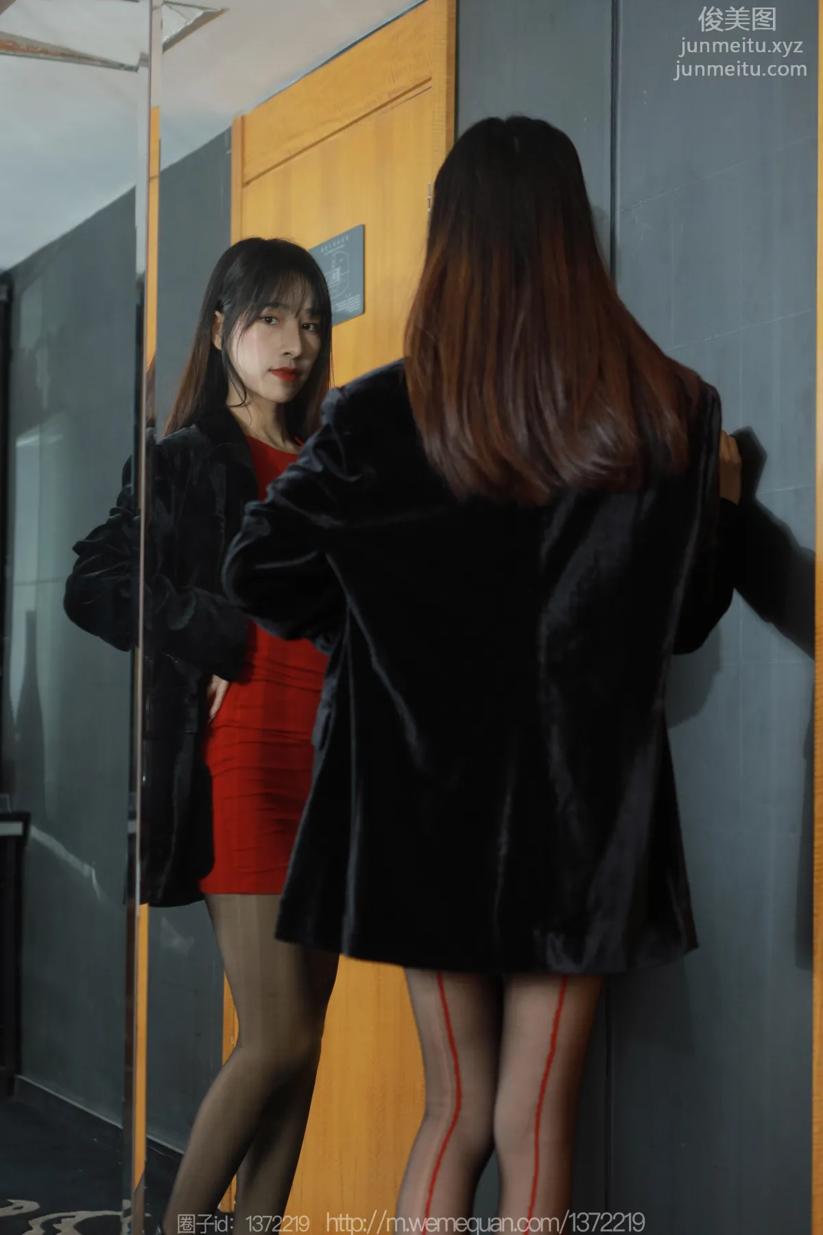 [IESS] 2023.03.04 Silk Enjoyer 1380 Mei Zi, Red Vertical Line [80P] photo 32