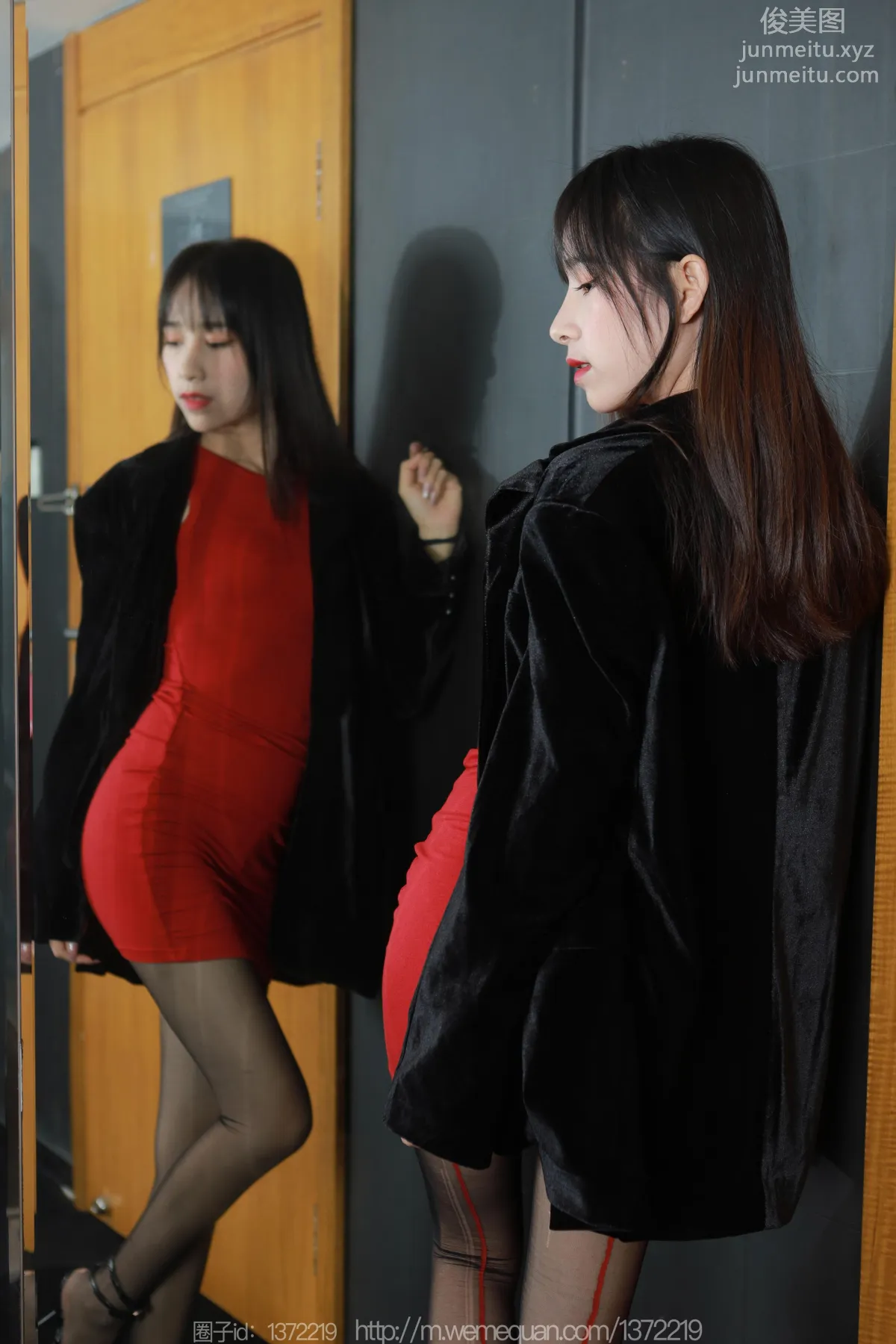 [IESS] 2023.03.04 Silk Enjoyer 1380 Mei Zi, Red Vertical Line [80P] photo 75