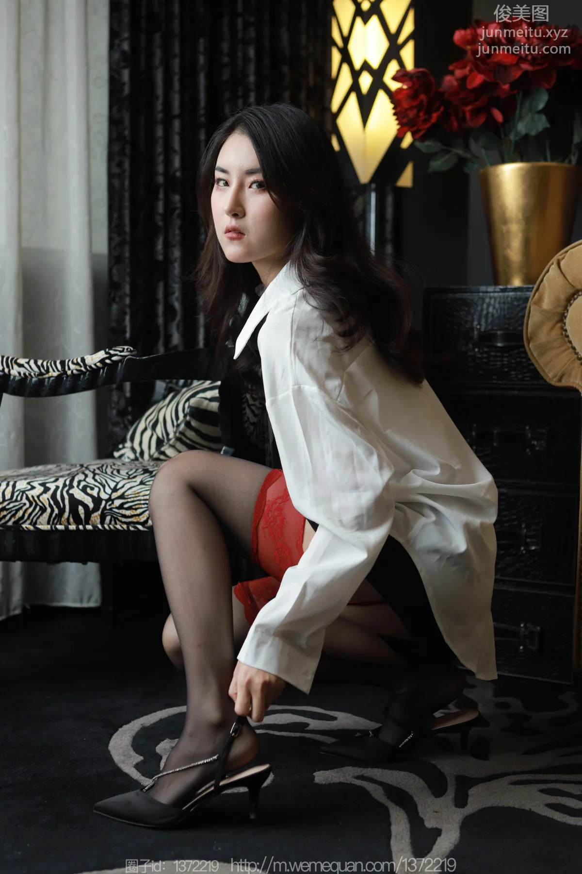 [IESS異思趣向] 2023.03.11 絲享家 1387 小寶《紅玫瑰雷絲》[79P] 23
