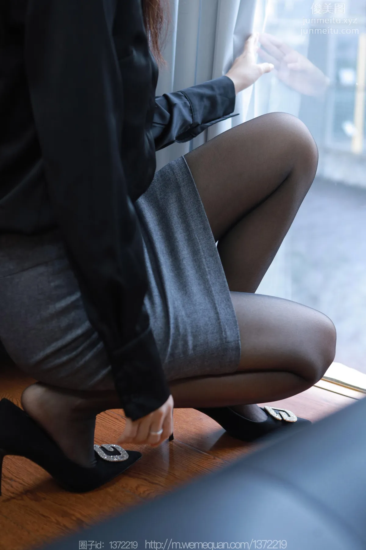 [IESS] 2023.05.12 Silk Enjoyer 1449 Xiao Bao, Gray Skirt OL [85P] photo 44