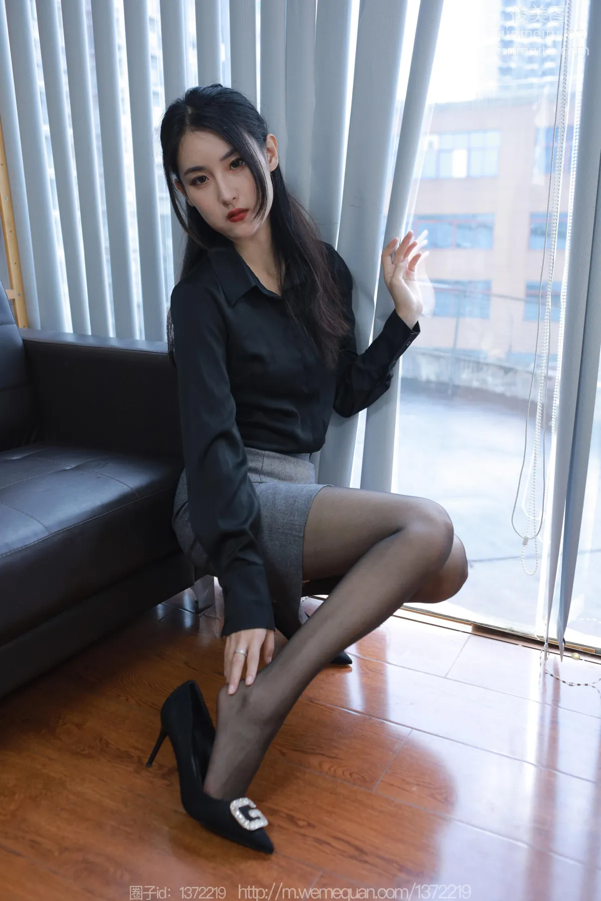 [IESS] 2023.05.12 Silk Enjoyer 1449 Xiao Bao, Gray Skirt OL [85P] photo 49