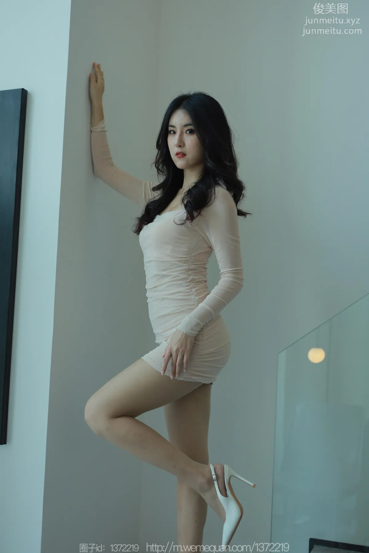 [IESS] 2023.05.14 Silk Enjoyer 1451 Xiao Bao, Light-Colored Bodycon Skirt [80P] photo 45