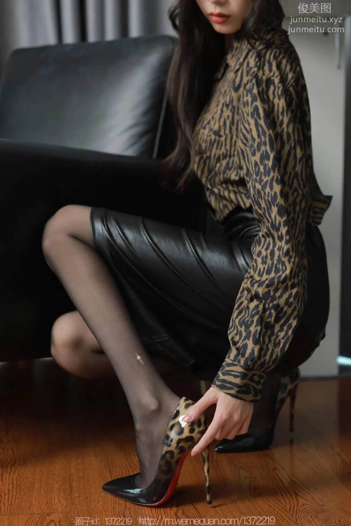 [IESS] 2023.07.13 Silk Enjoyer 1479 Tuan Tuan, Golden Leopard Print [81P] photo 10