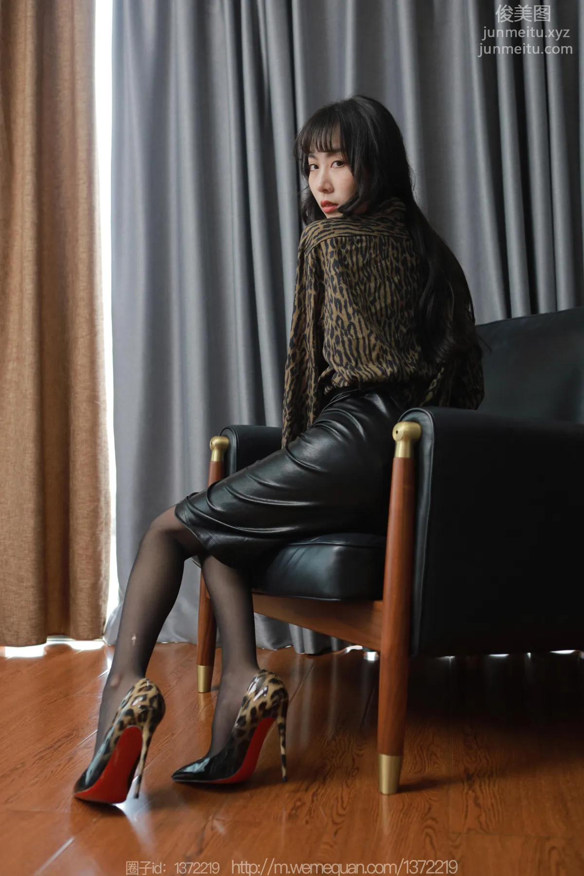 [IESS] 2023.07.13 Silk Enjoyer 1479 Tuan Tuan, Golden Leopard Print [81P] photo 18