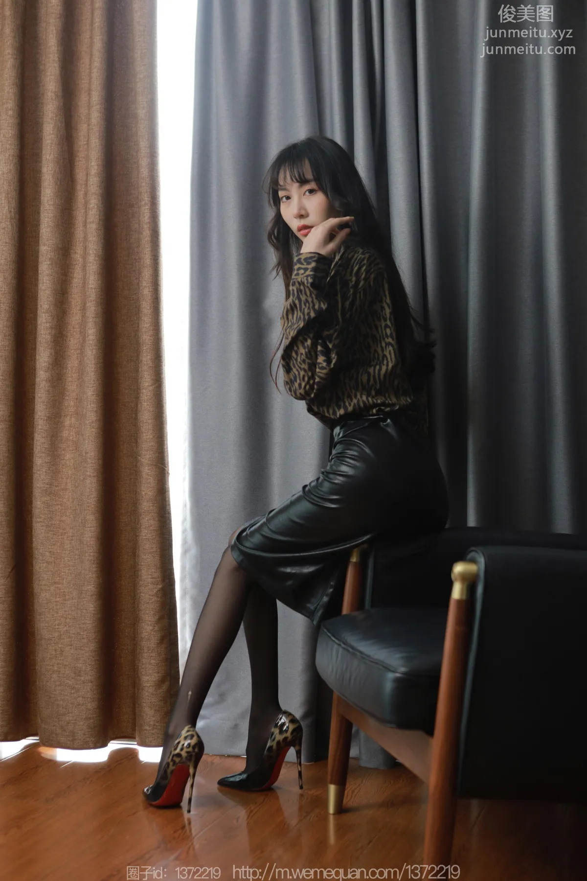 [IESS] 2023.07.13 Silk Enjoyer 1479 Tuan Tuan, Golden Leopard Print [81P] photo 72