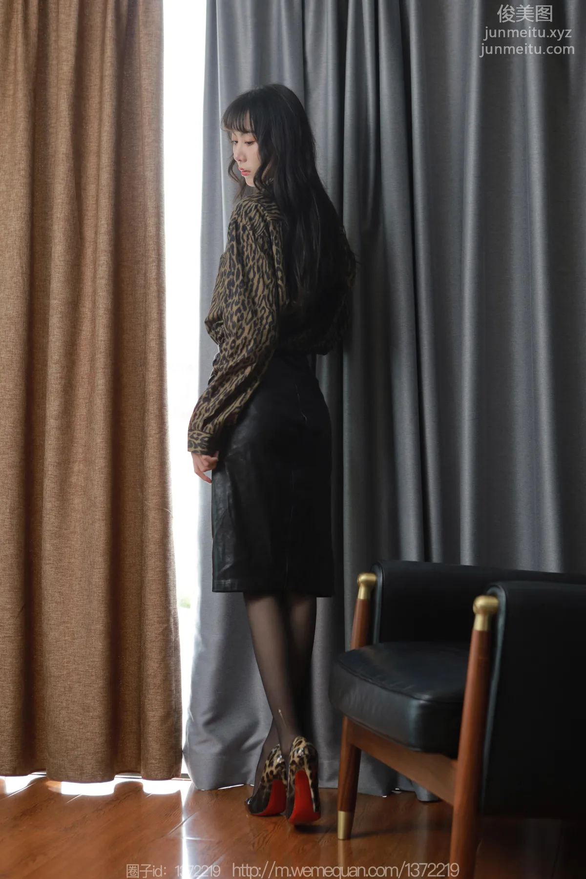 [IESS] 2023.07.13 Silk Enjoyer 1479 Tuan Tuan, Golden Leopard Print [81P] photo 80