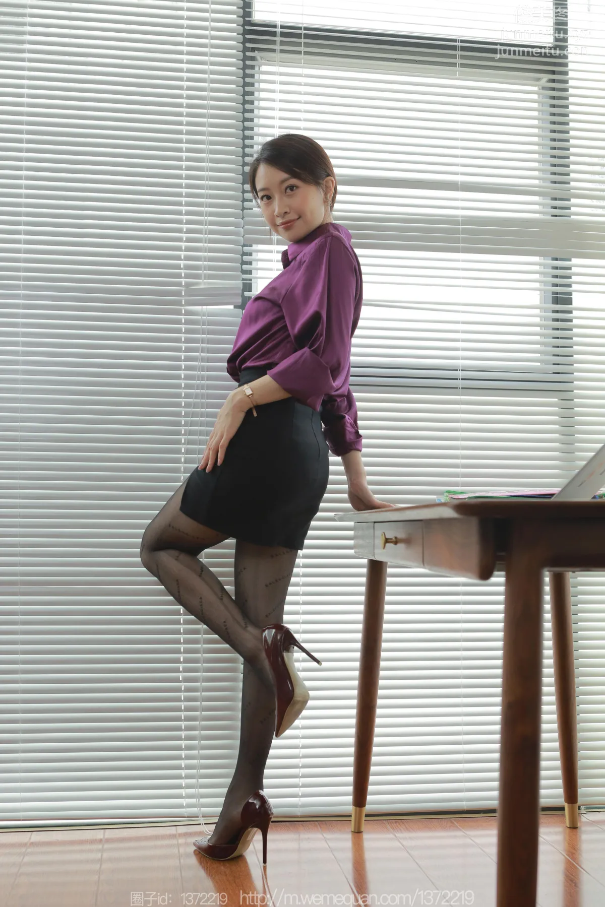 [IESS] 2023.07.14 Silk Enjoyer 1480 Xiao Jie, Letters Paired with Purple [85P] photo 57