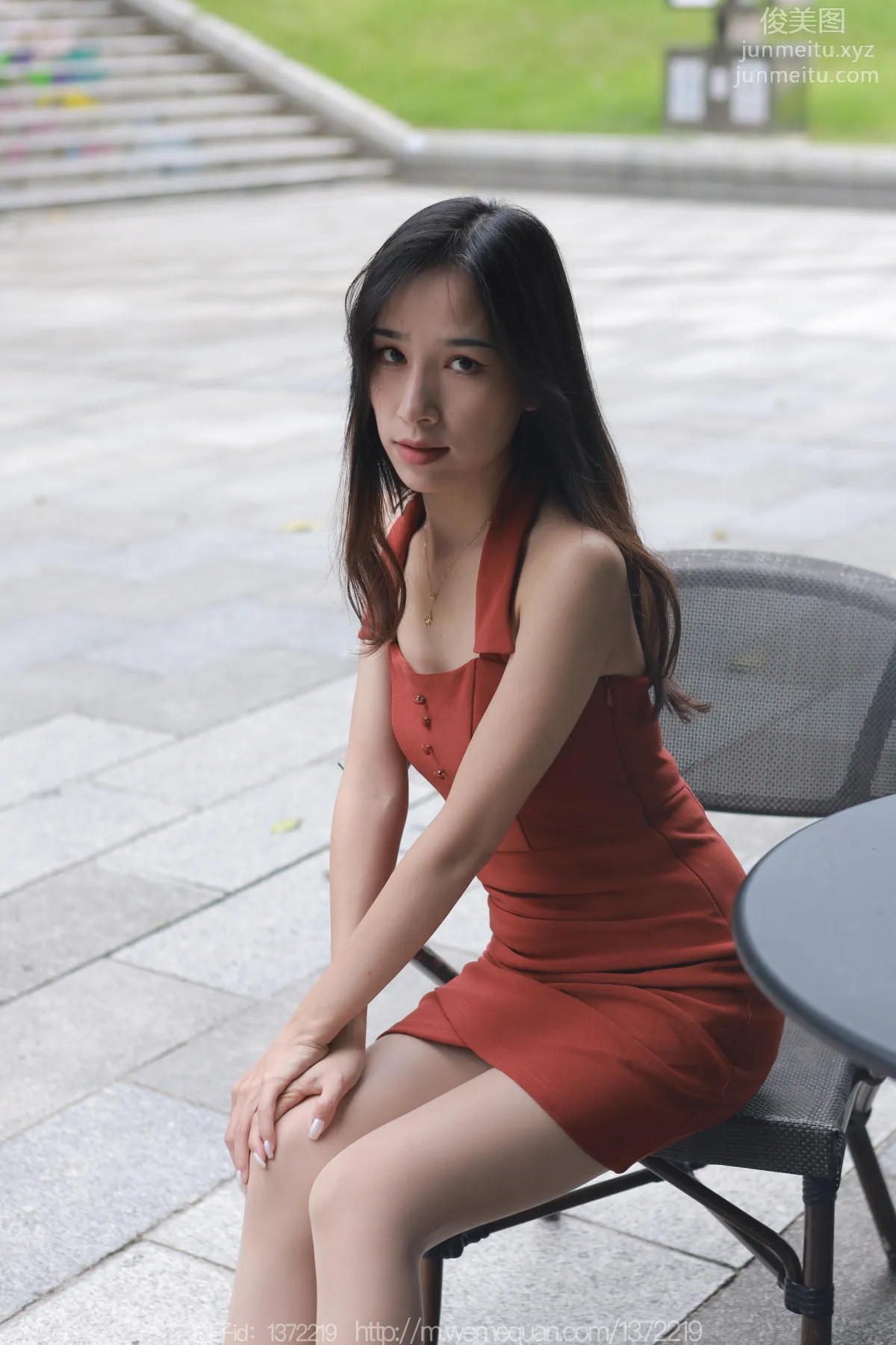 [IESS] 2023.07.27 Silk Enjoyer 1492 Mei Zi, Street Beauty [86P] photo 34