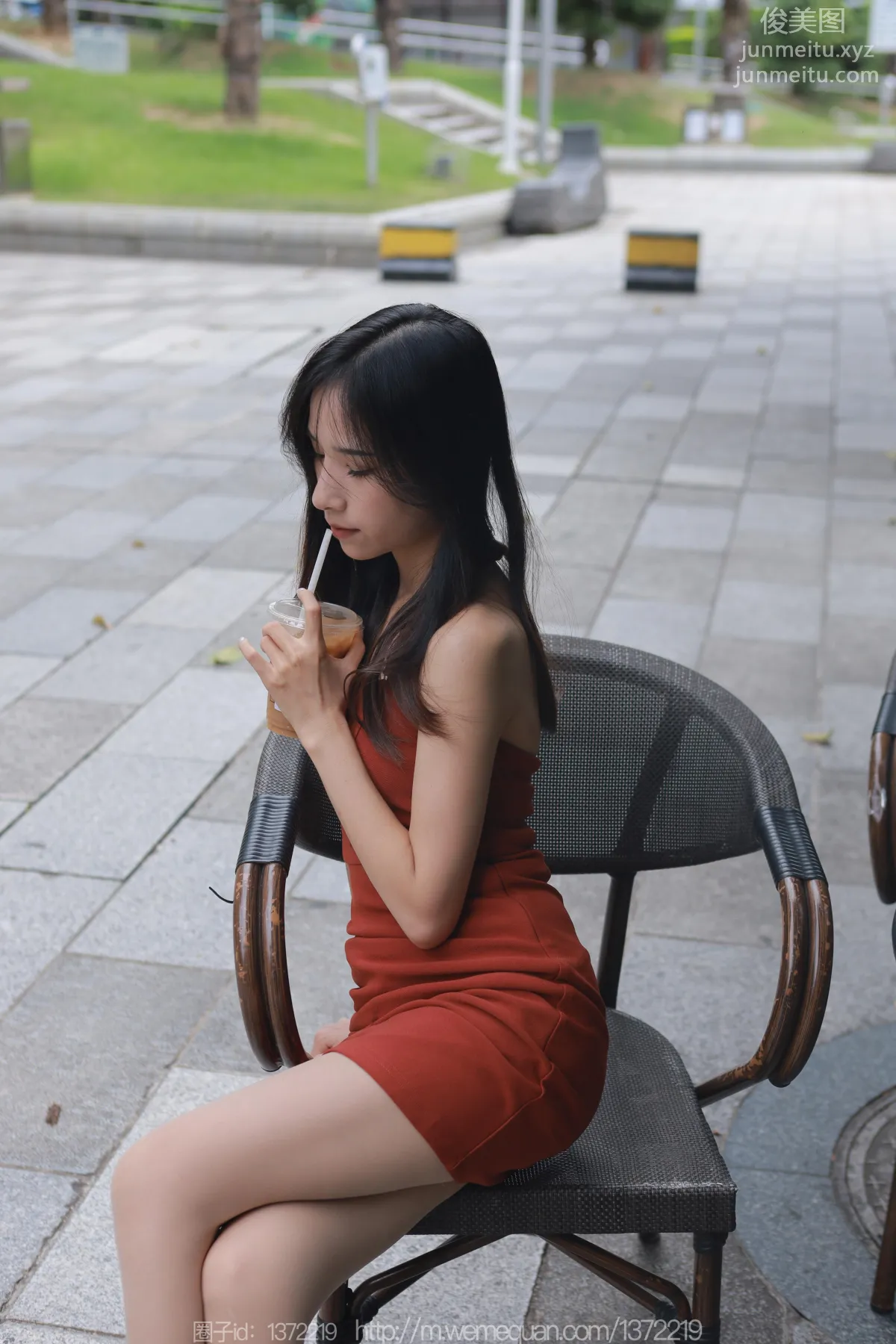 [IESS] 2023.07.27 Silk Enjoyer 1492 Mei Zi, Street Beauty [86P] photo 66