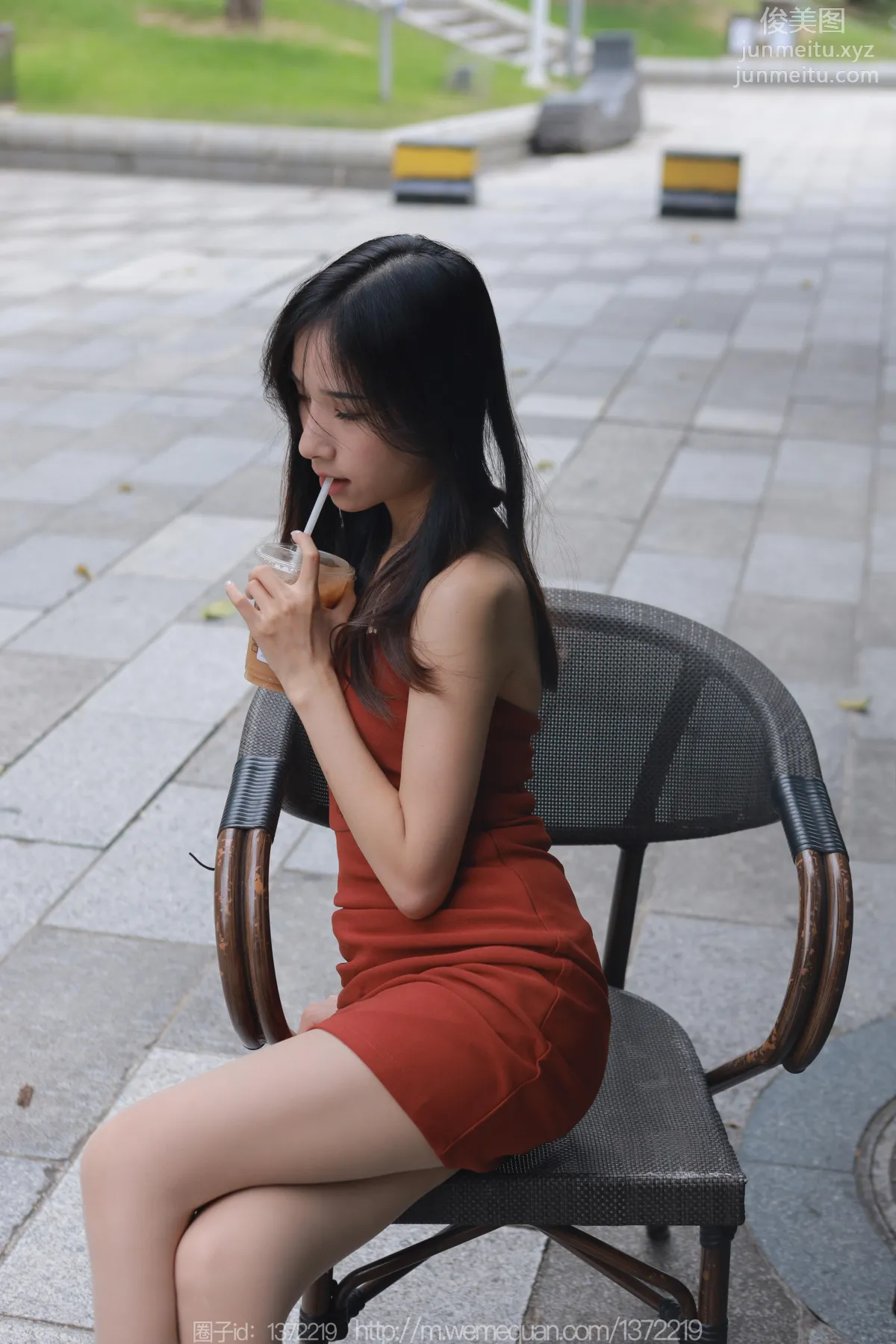 [IESS] 2023.07.27 Silk Enjoyer 1492 Mei Zi, Street Beauty [86P] photo 67