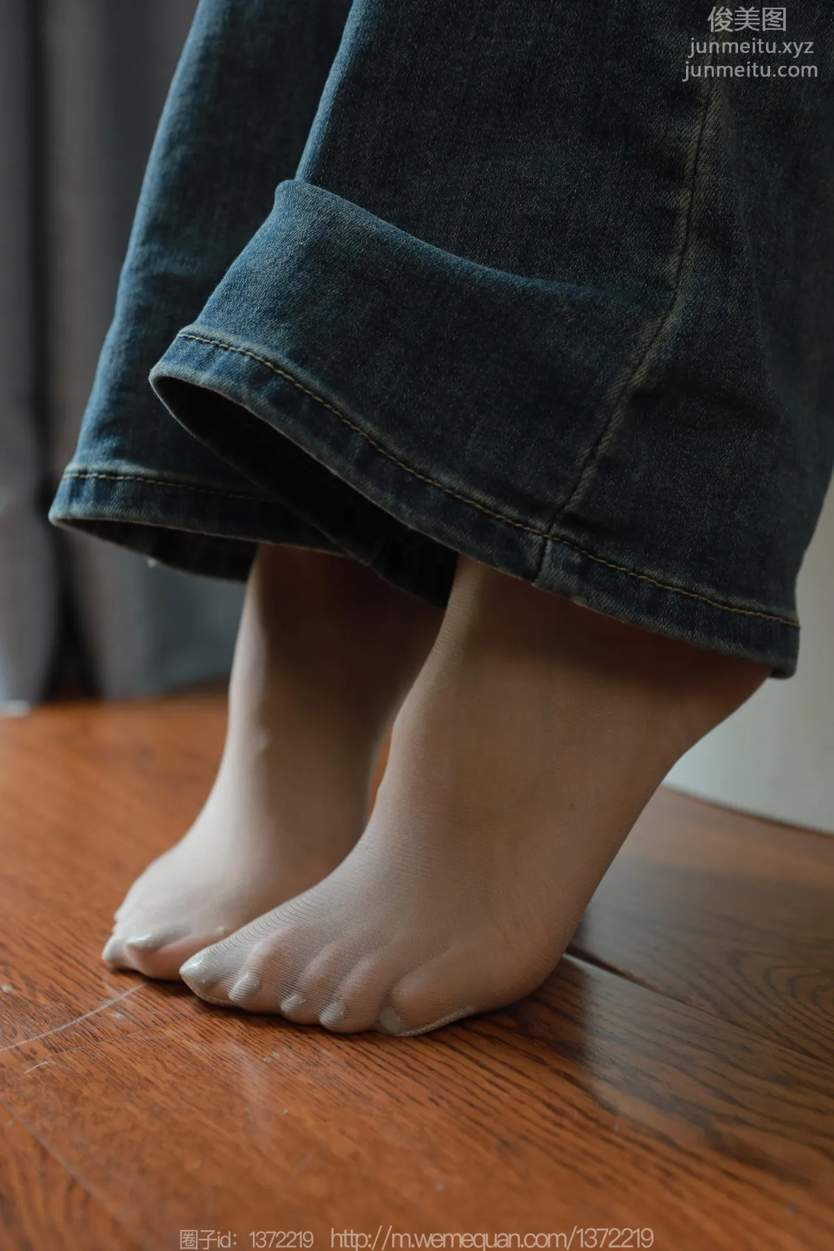[IESS] 2023.08.11 Silk Enjoyer 1504 Mei Zi, Stockings Inside Jeans [85P] photo 31