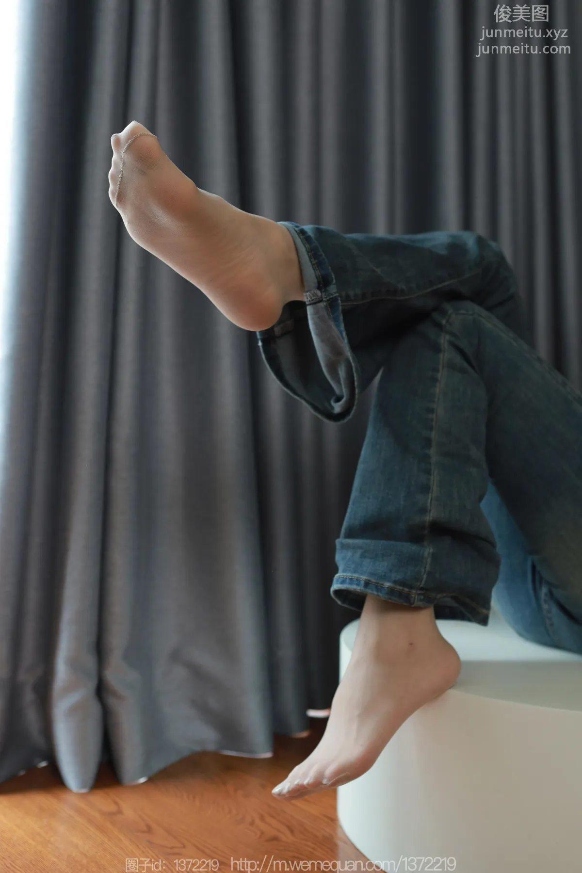 [IESS] 2023.08.11 Silk Enjoyer 1504 Mei Zi, Stockings Inside Jeans [85P] photo 35