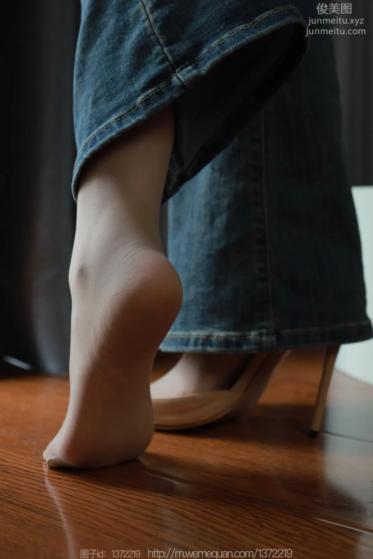 [IESS] 2023.08.11 Silk Enjoyer 1504 Mei Zi, Stockings Inside Jeans [85P] photo 53