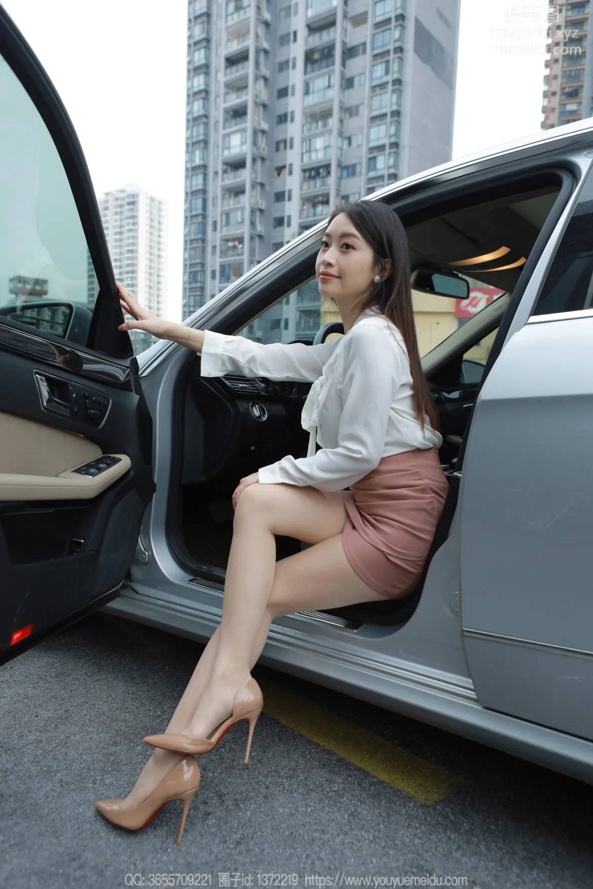 [IESS] 2023.10.16 Silk Enjoyer 1560 Xiao Jie, Inside and Outside the Car [84P] photo 7