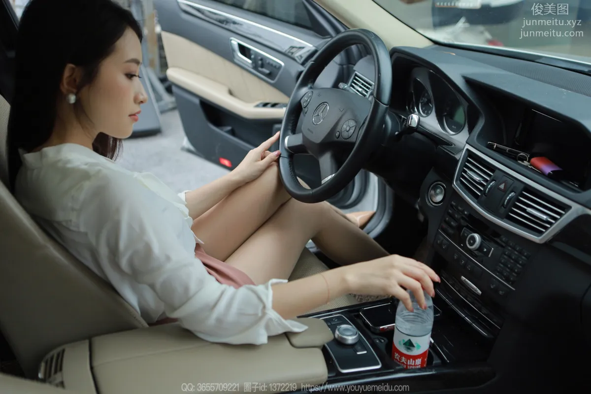 [IESS] 2023.10.16 Silk Enjoyer 1560 Xiao Jie, Inside and Outside the Car [84P] photo 20
