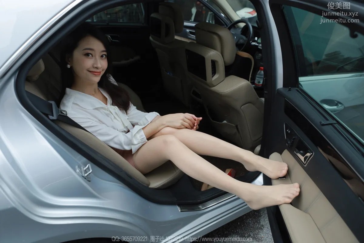 [IESS] 2023.10.16 Silk Enjoyer 1560 Xiao Jie, Inside and Outside the Car [84P] photo 58