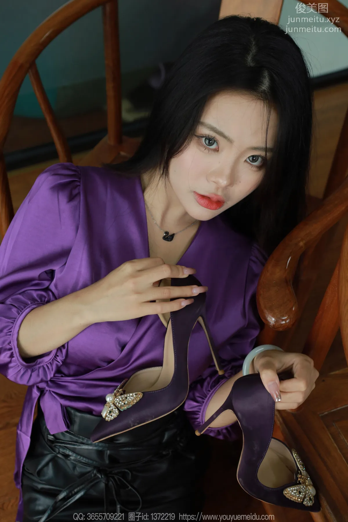 [IESS] 2023.10.18 Silk Enjoyer 1562 Tu Tu, Purple Charm [78P] photo 69