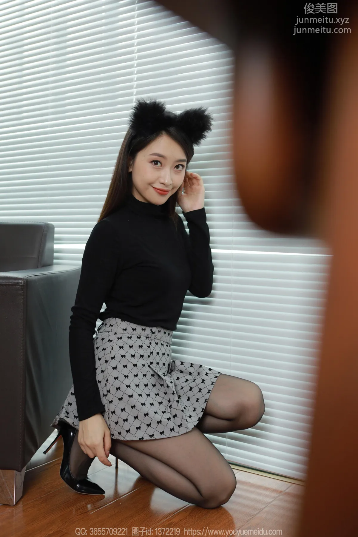 [IESS] 2023.10.22 Silk Enjoyer 1565 Xiao Jie, Cat Ears [80P] photo 26