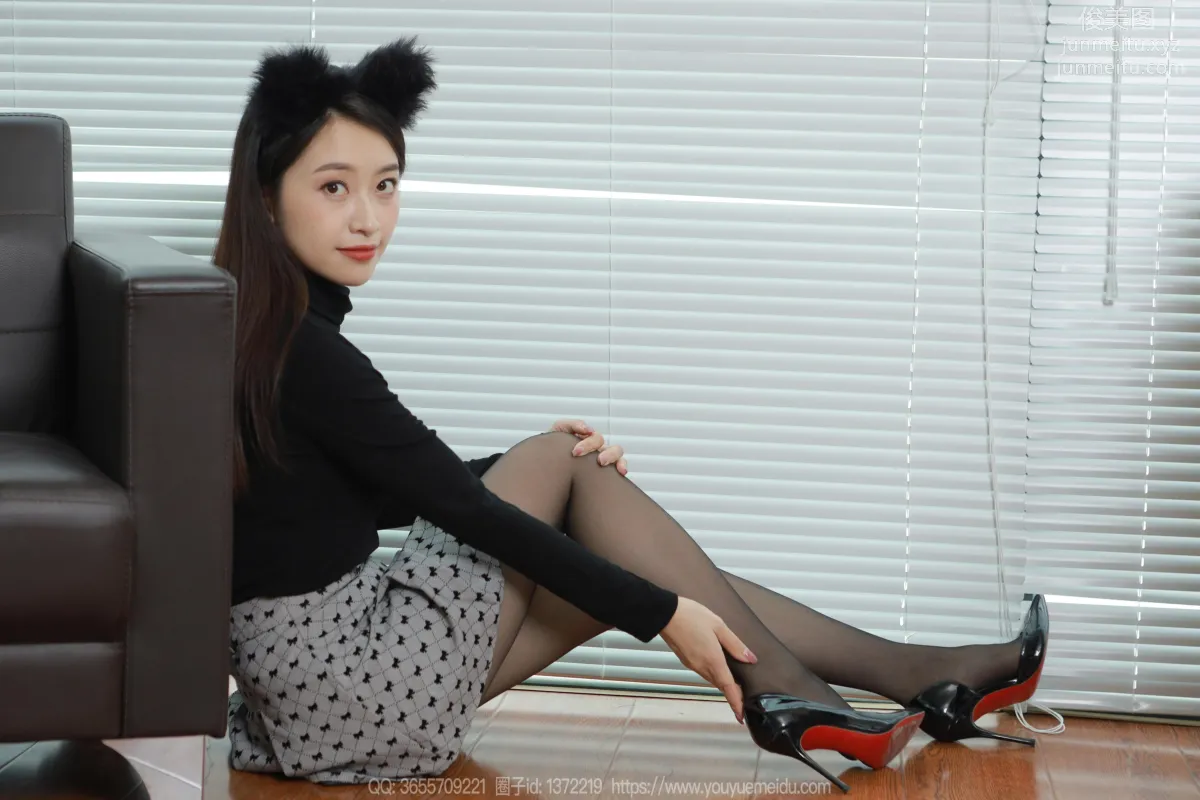[IESS] 2023.10.22 Silk Enjoyer 1565 Xiao Jie, Cat Ears [80P] photo 30