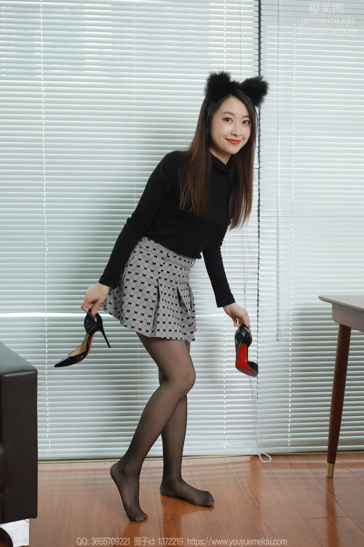 [IESS] 2023.10.22 Silk Enjoyer 1565 Xiao Jie, Cat Ears [80P] photo 42