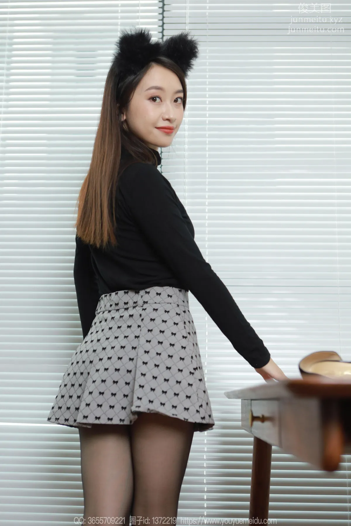 [IESS] 2023.10.22 Silk Enjoyer 1565 Xiao Jie, Cat Ears [80P] photo 47