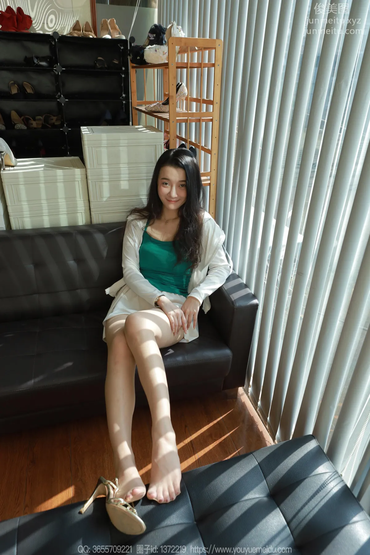 [IESS] 2023.11.15 Silk Enjoyer 1586 IESS Qiuqiu, Green Halter [88P] photo 31
