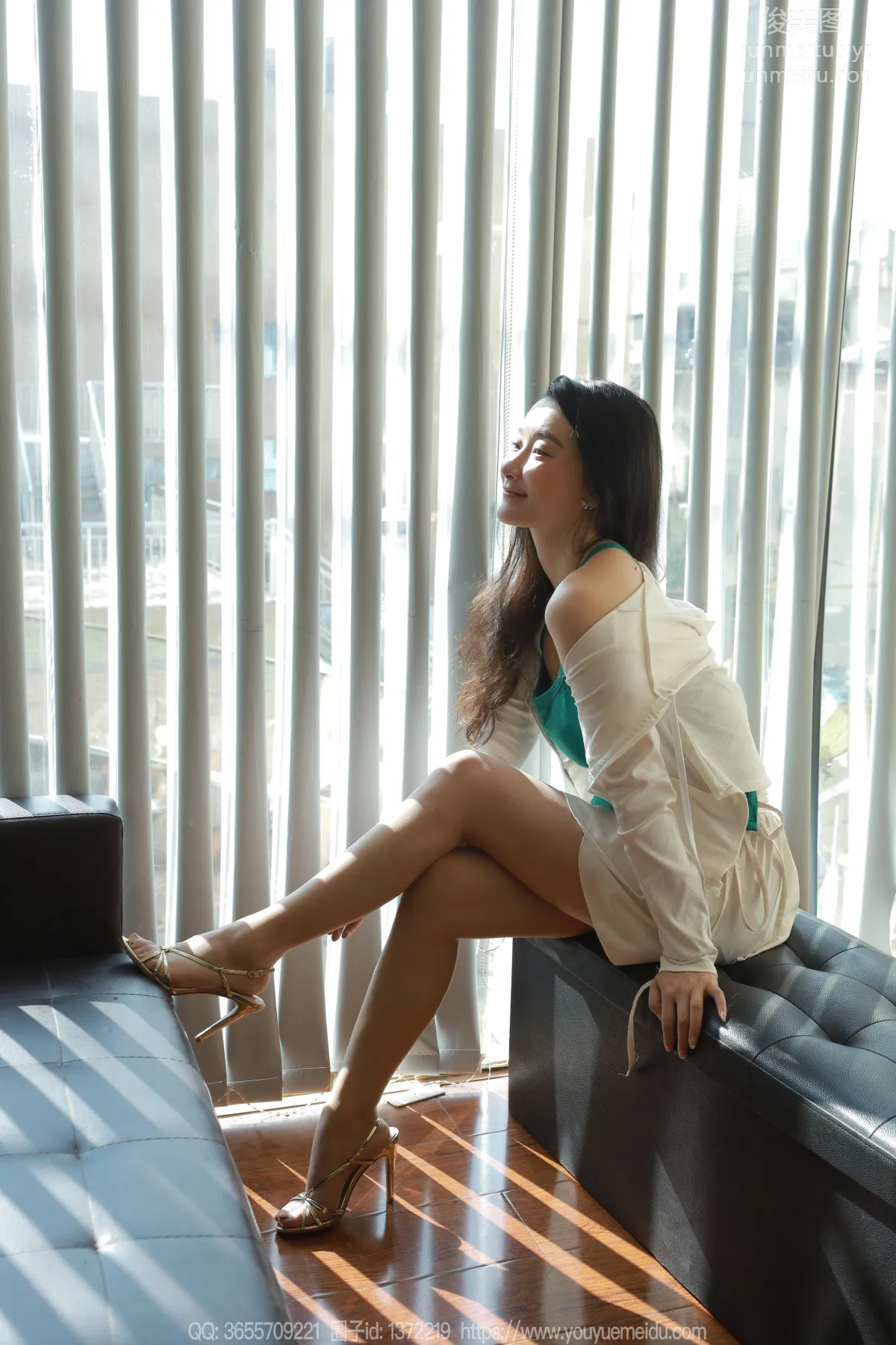 [IESS] 2023.11.15 Silk Enjoyer 1586 IESS Qiuqiu, Green Halter [88P] photo 60