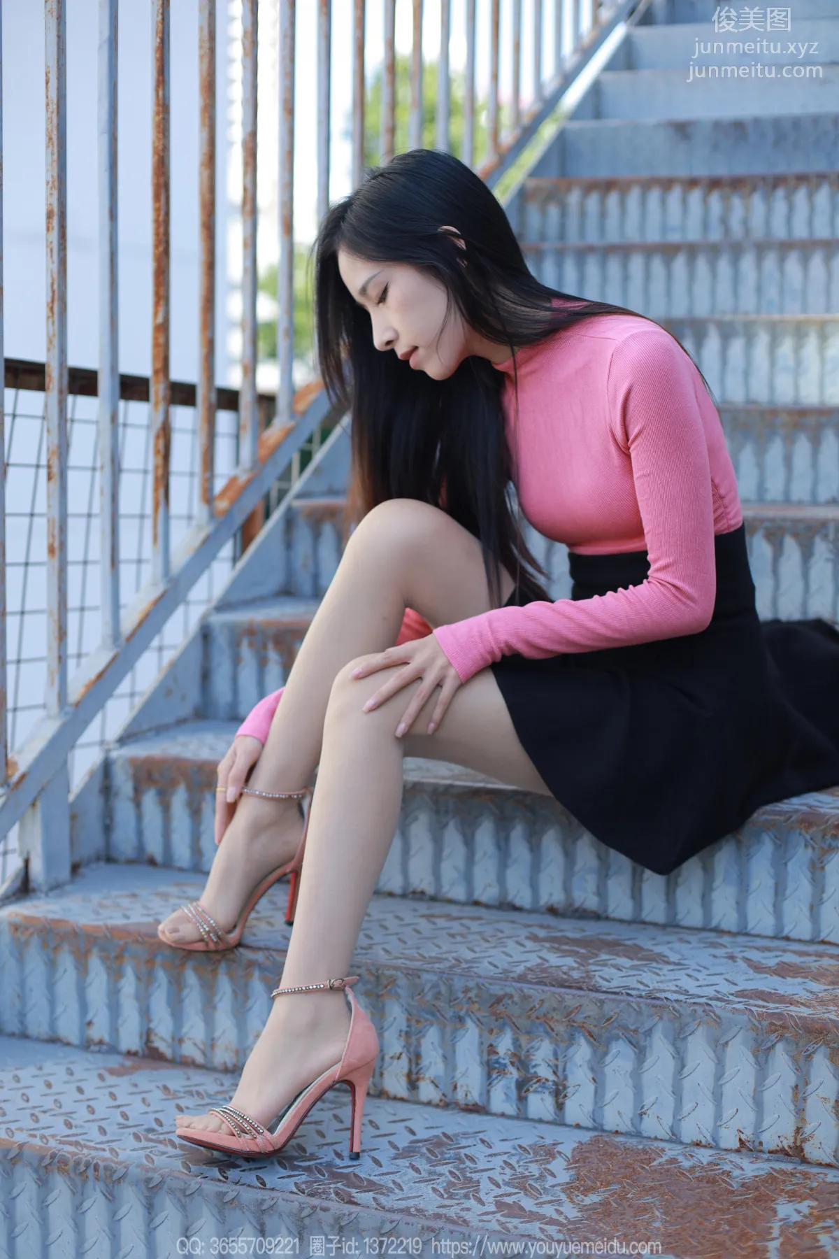 [IESS] 2023.11.26 Silk Enjoyer 1595 Mei Zi, Pink Beauty [86P] photo 10