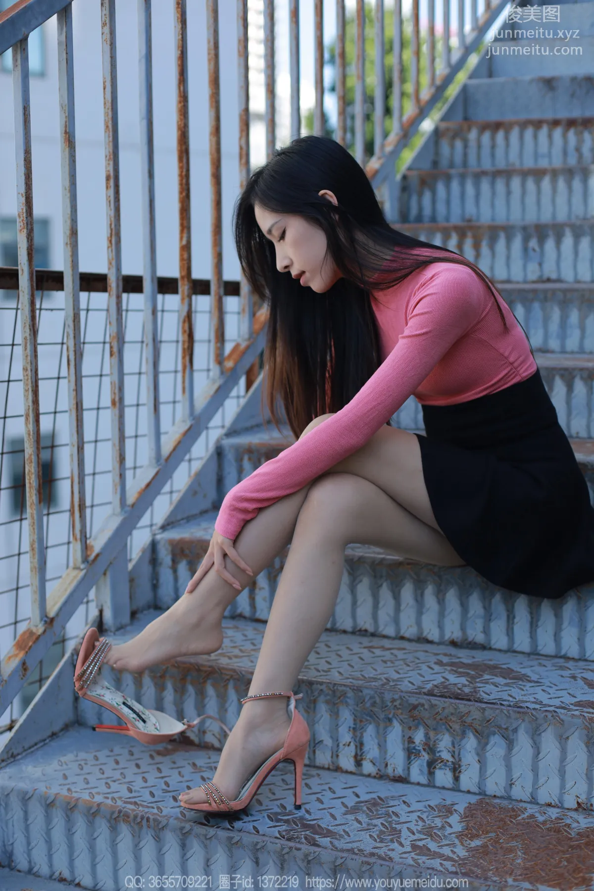 [IESS] 2023.11.26 Silk Enjoyer 1595 Mei Zi, Pink Beauty [86P] photo 23