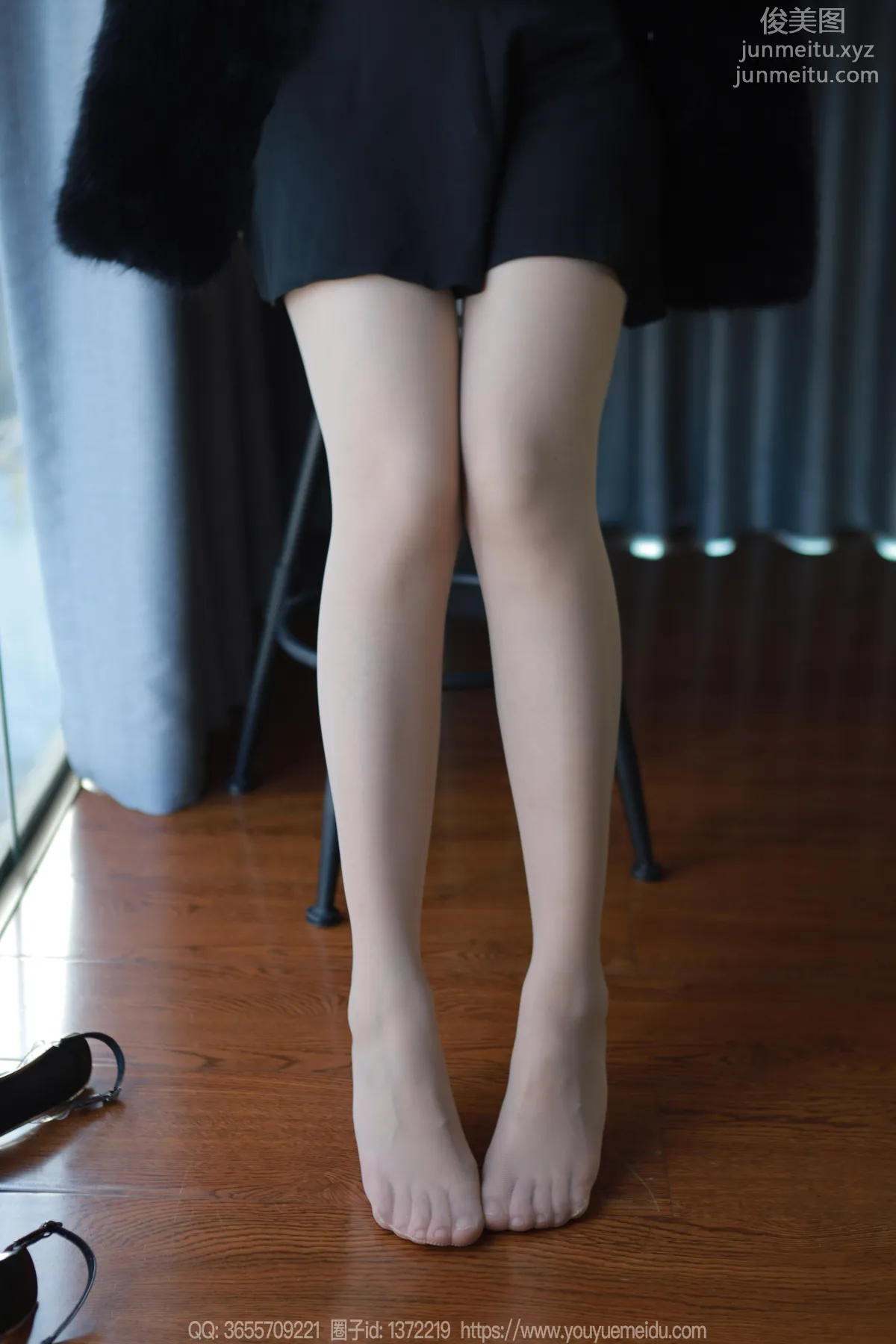 [IESS] 2023.12.05 Silk Enjoyer 1603 Xiao Jie, Black Coat [86P] photo 59