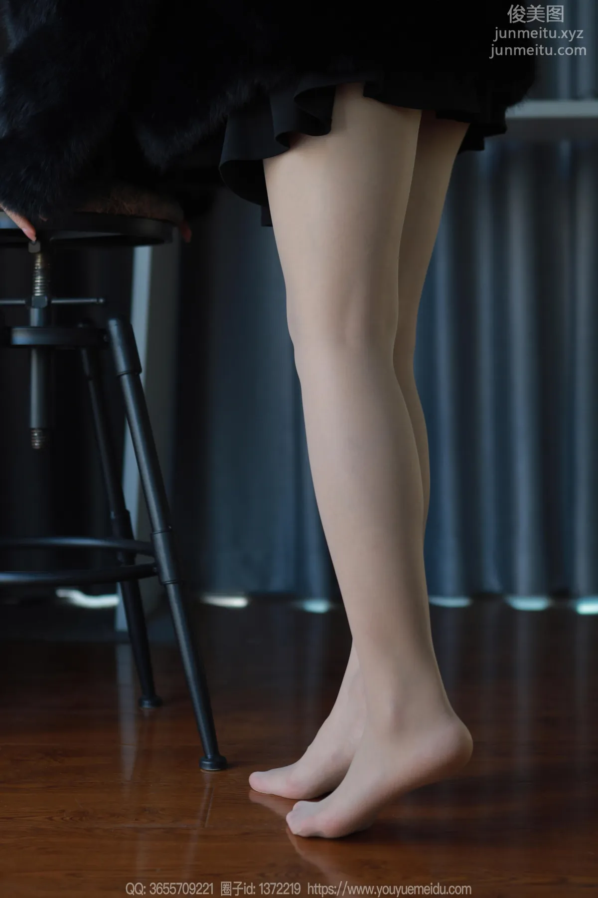 [IESS] 2023.12.05 Silk Enjoyer 1603 Xiao Jie, Black Coat [86P] photo 66