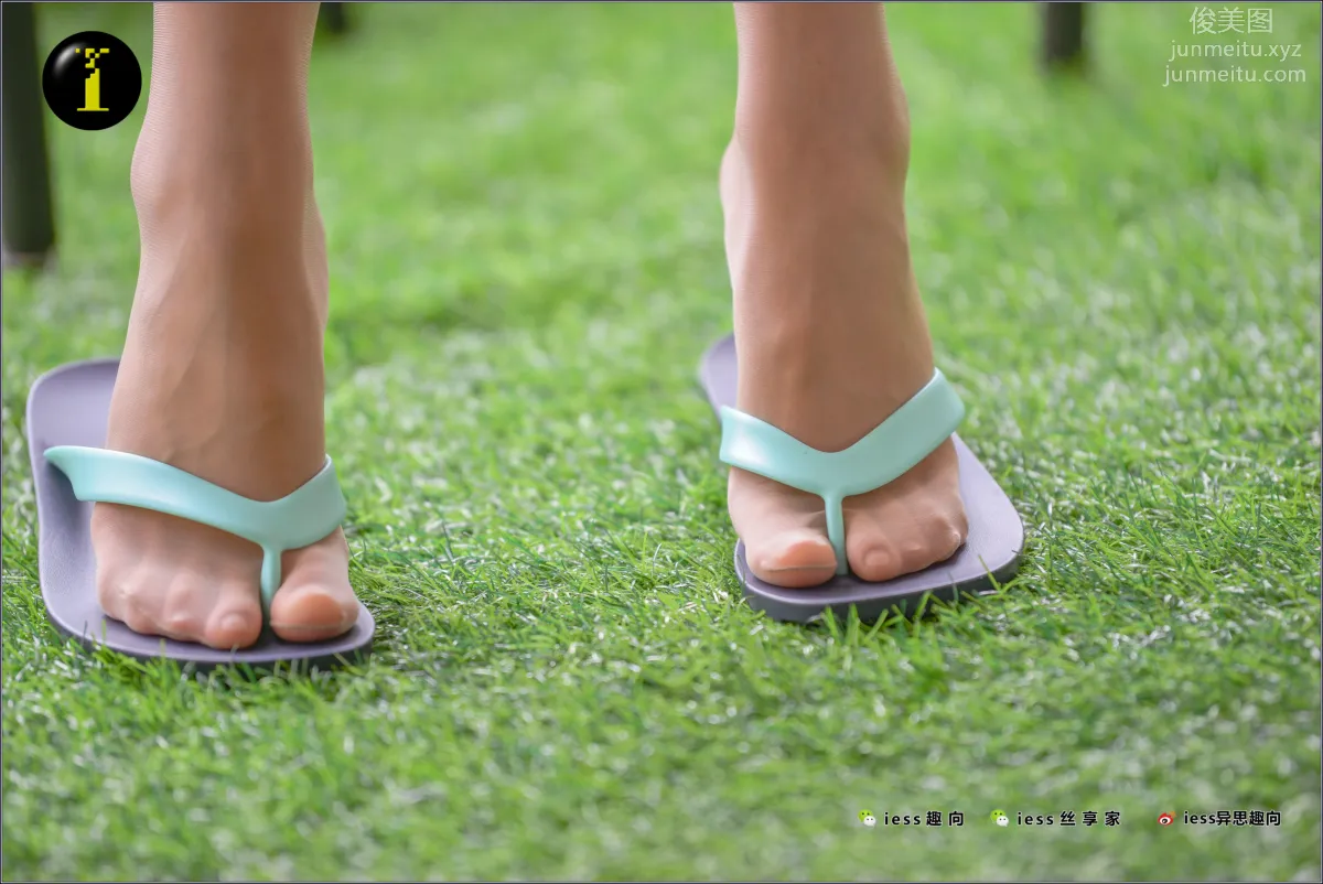[IESS] Pu Hui Collection 005, Nuan Nuan Vietnamese Slippers Silk Feet Full Close-Up photo 8