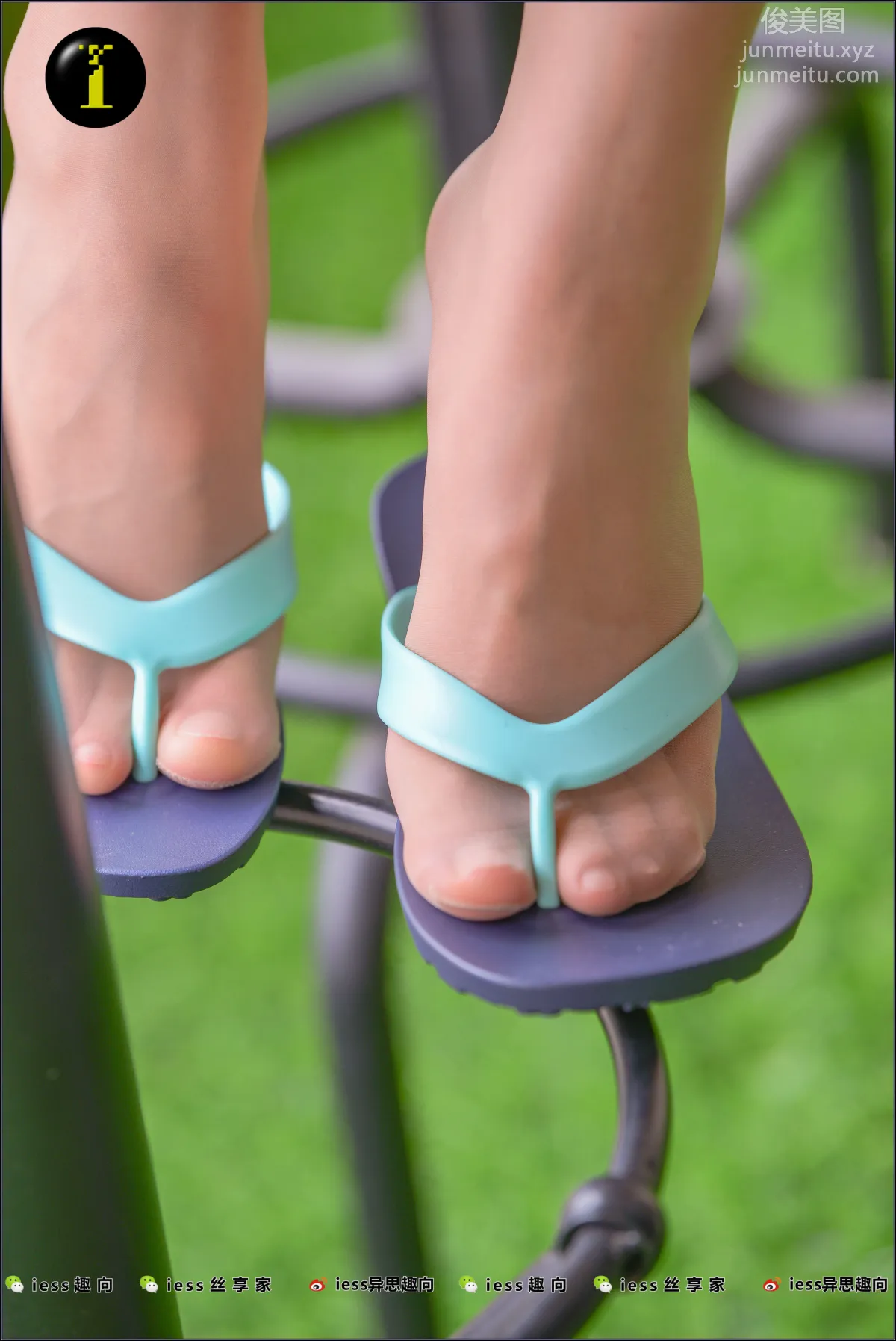 [IESS] Pu Hui Collection 005, Nuan Nuan Vietnamese Slippers Silk Feet Full Close-Up photo 20