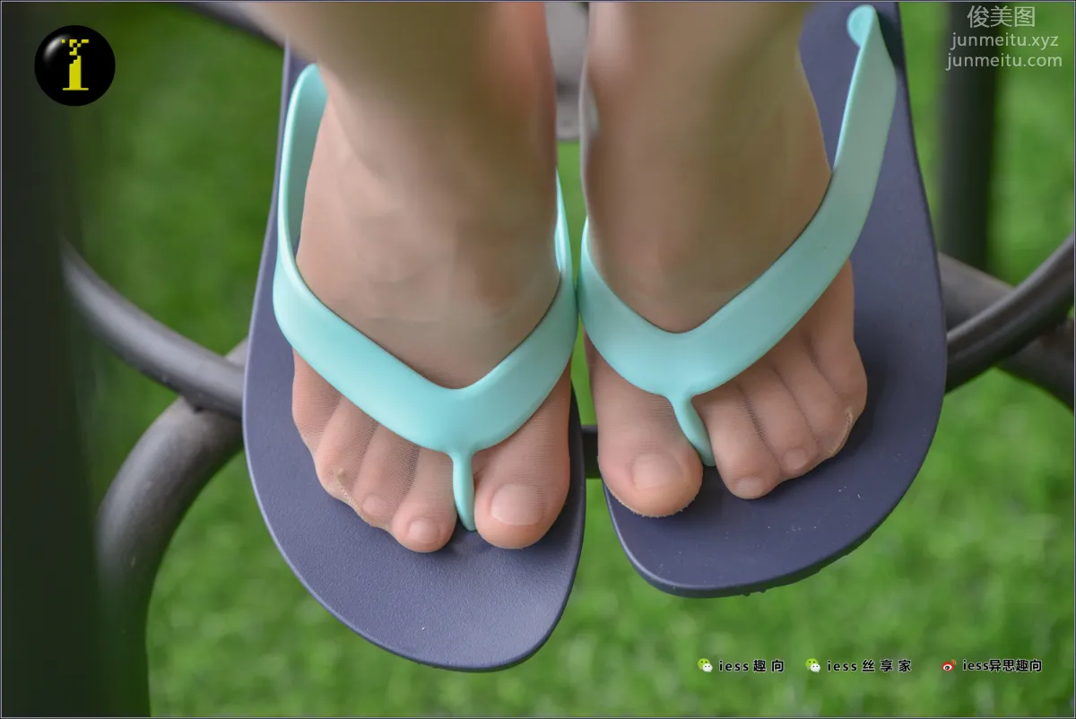 [IESS] Pu Hui Collection 005, Nuan Nuan Vietnamese Slippers Silk Feet Full Close-Up photo 64