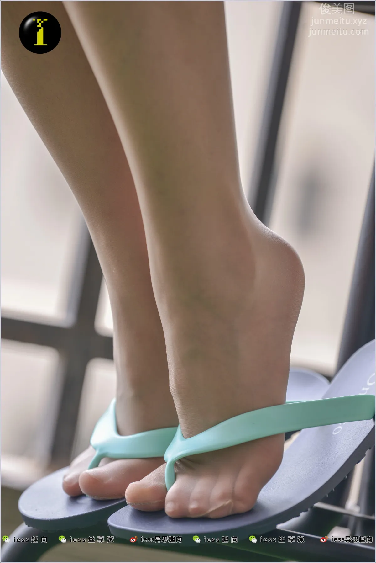 [IESS] Pu Hui Collection 005, Nuan Nuan Vietnamese Slippers Silk Feet Full Close-Up photo 68