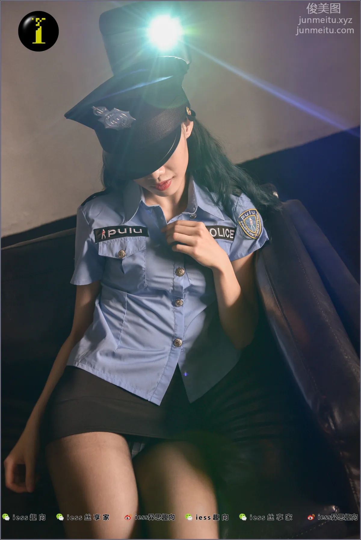 [IESS] Pu Hui Collection 010, Nuan Nuan American Police Story A photo 7