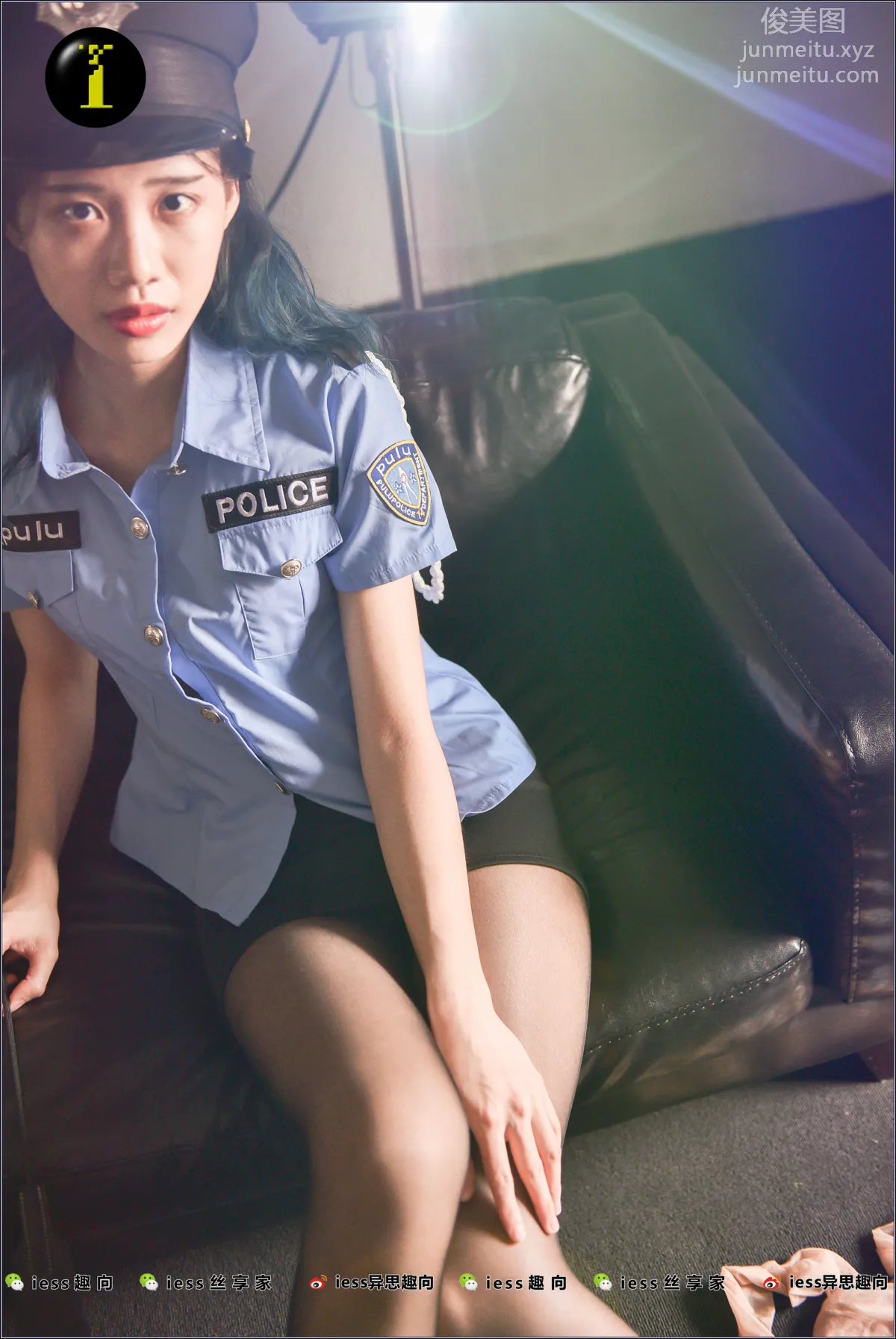 [IESS] Pu Hui Collection 010, Nuan Nuan American Police Story A photo 37