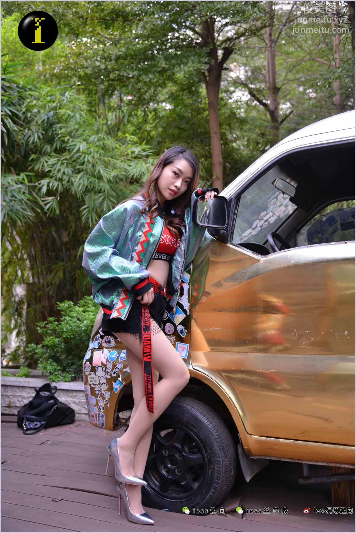 [IESS] Pu Hui Collection 034 Xiao Jie, Silver High Heels photo 12
