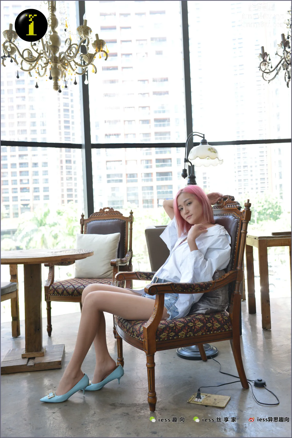 [IESS] Pu Hui Collection 038 Xiao Xiao, Blue Flats photo 6