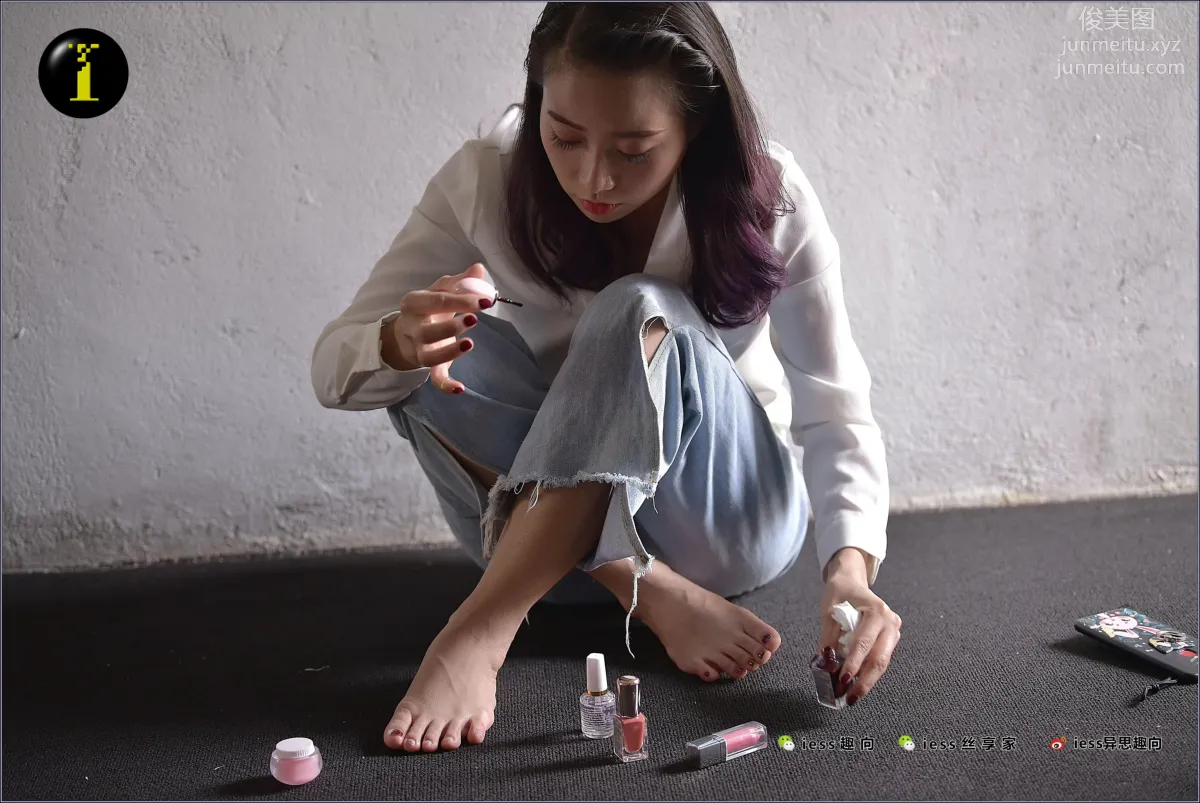 [IESS] Pu Hui Ji 073 Fan Meimei, Painting Toenails photo 12