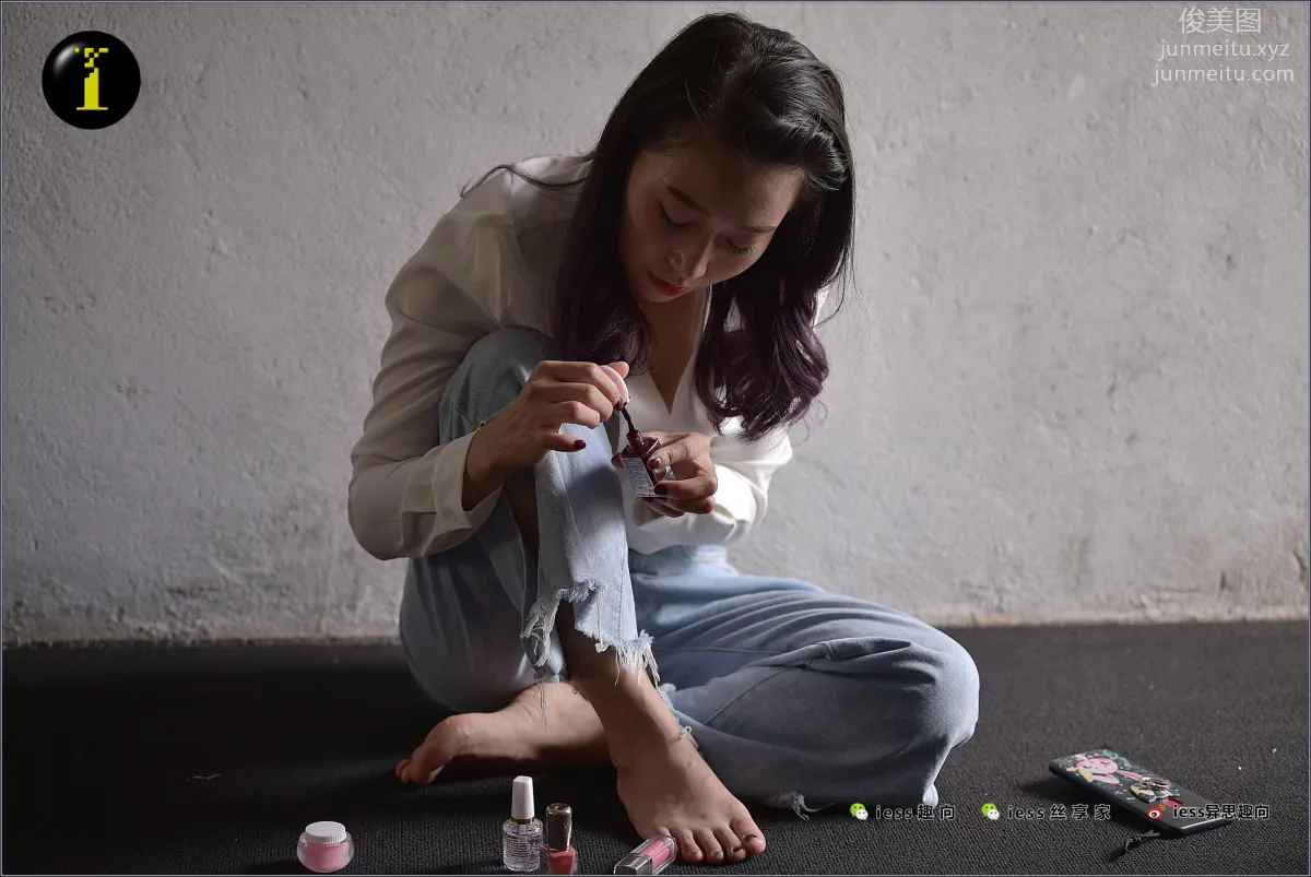 [IESS] Pu Hui Ji 073 Fan Meimei, Painting Toenails photo 78