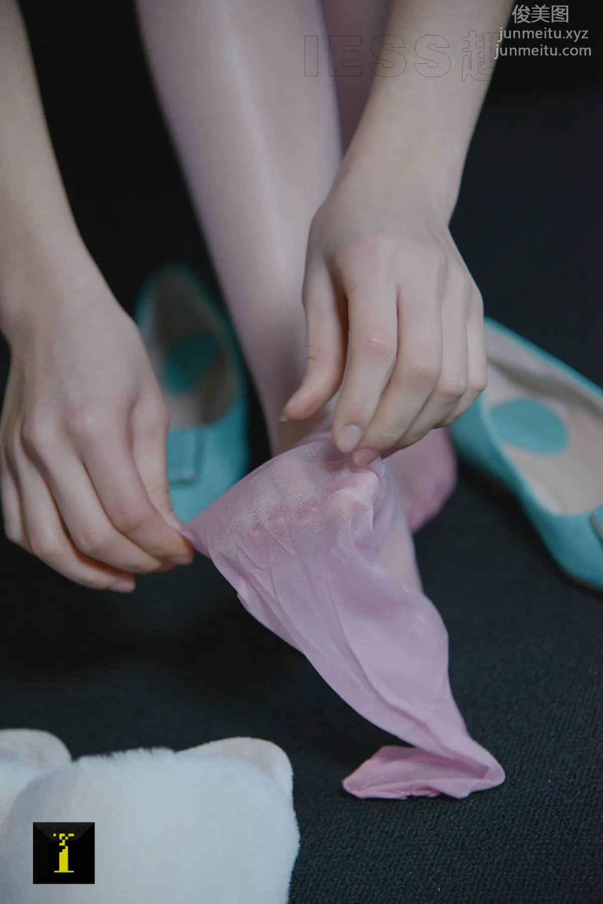 [IESS] Inclusive Collection 157 Ruo Qi - Pink Sheer Stockings [82P] photo 4