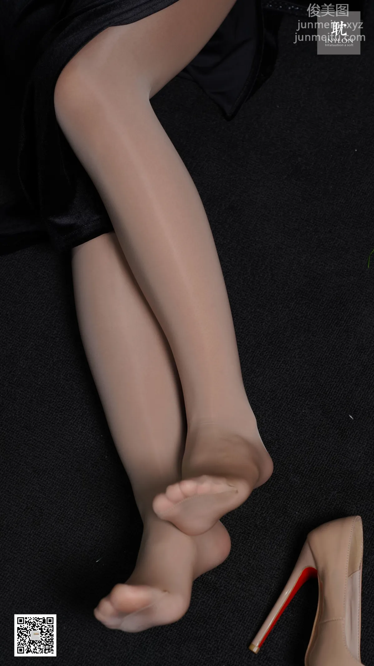 [IESS] Pu Hui Set 186 Xiao Qing, Smooth Qipao and Shiny Horse Oil Stockings [98P] photo 88