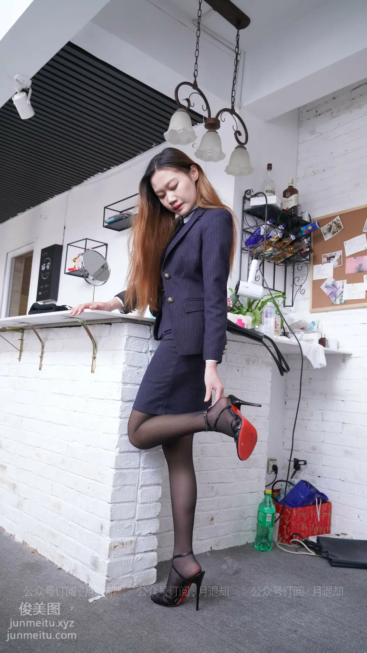 [IESS] 027 Qianqian's Black Stockings Office Wear [76P] photo 66