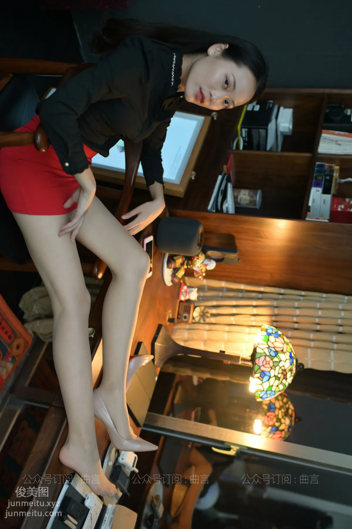 [耽絲]033-肉肉的性感紅裙 [85P] 9