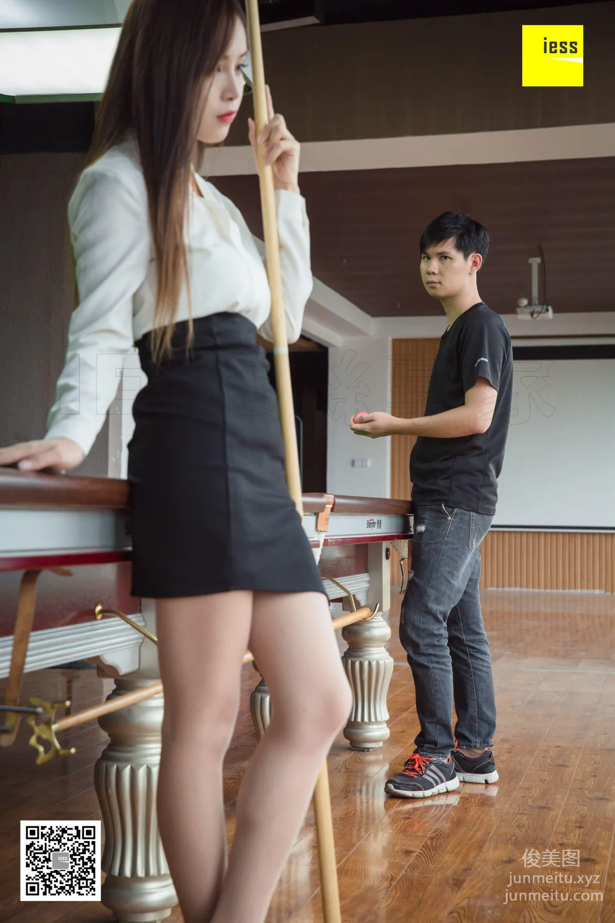 [IESS] 2018.10.10 Devil Wednesday Special Issue 38: Can You Teach Me to Play Billiards, Xiao Yu [94P] photo 4
