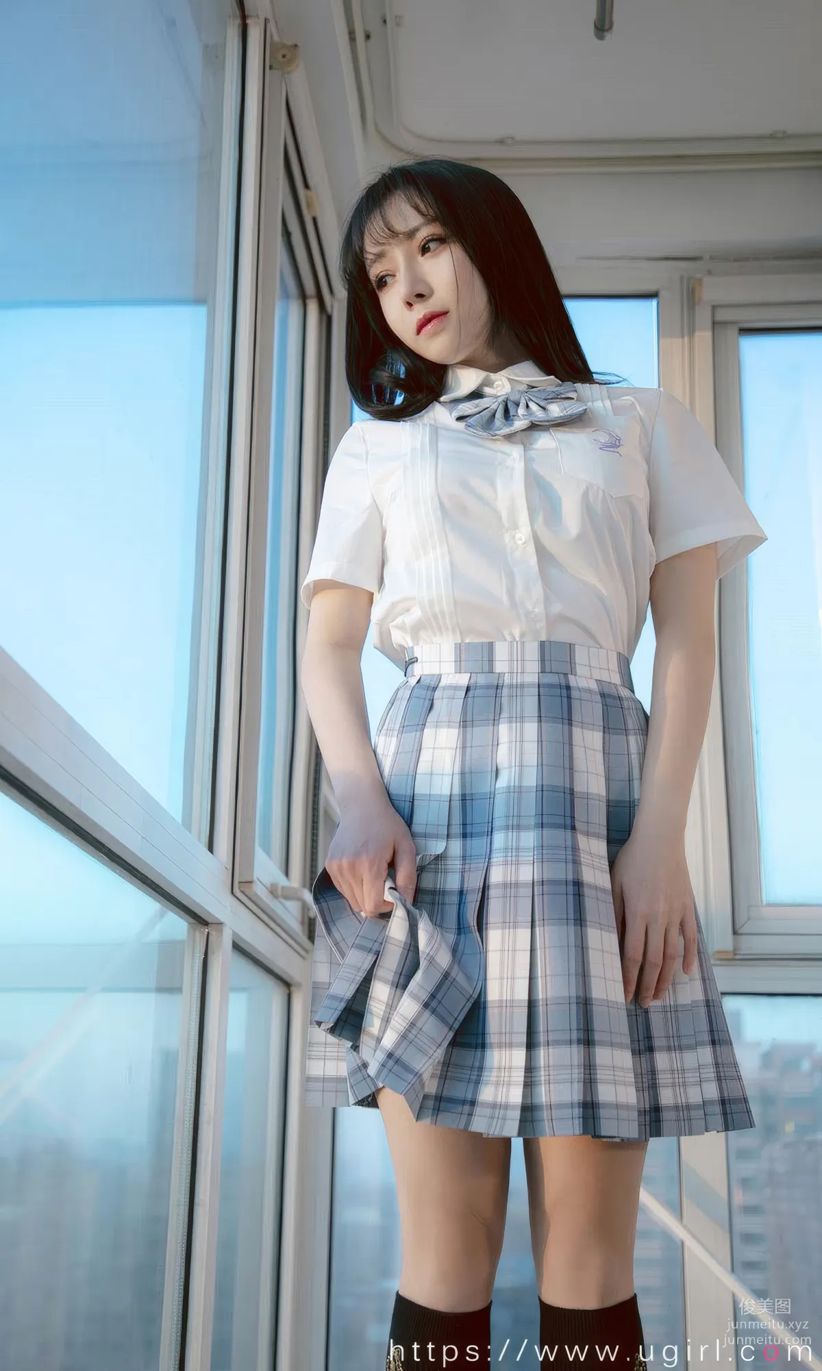 [Ugirls] Ai Youwu No.2929 Bai Yi ada Fragrant Plaid Skirt [35P] photo 5