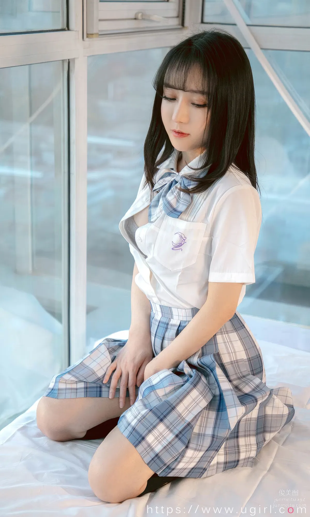 [Ugirls] Ai Youwu No.2929 Bai Yi ada Fragrant Plaid Skirt [35P] photo 6