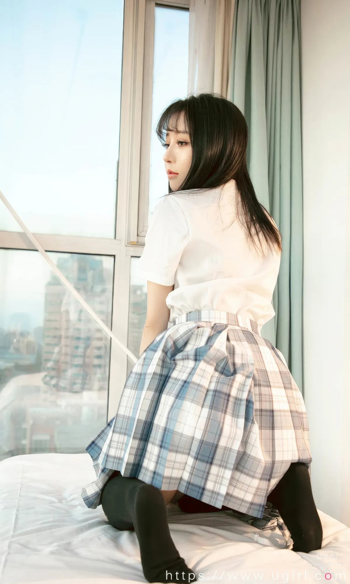 [Ugirls] Ai Youwu No.2929 Bai Yi ada Fragrant Plaid Skirt [35P] photo 8